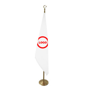 Makam Altın Sarı Bayrak Direği Takım ( Logolu Bayrak Dahildir)