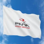 Logolu Gönder Bayrağı 70x105 cm Raşel Kumaş